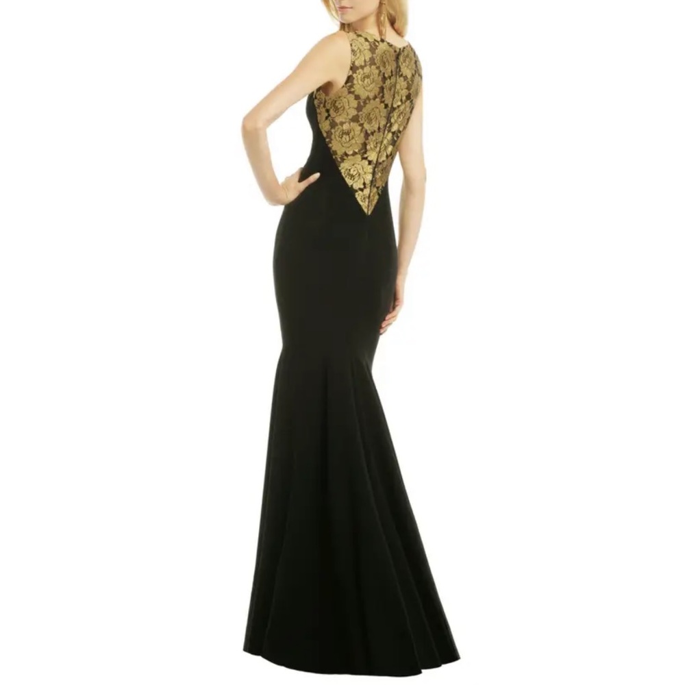 Theia Golden Blossom Gown NWT